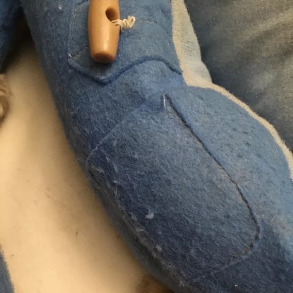 Dondi Paddington Bear Slippers Size (Large) 9/10 Blue Yellow - Picture 14 of 15